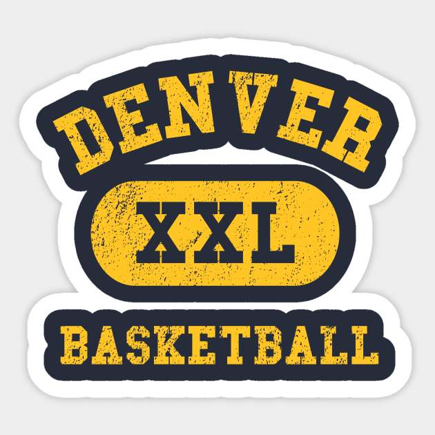 Denver Basketball II - Denver Nuggets For Women - Sticker | TeePublic